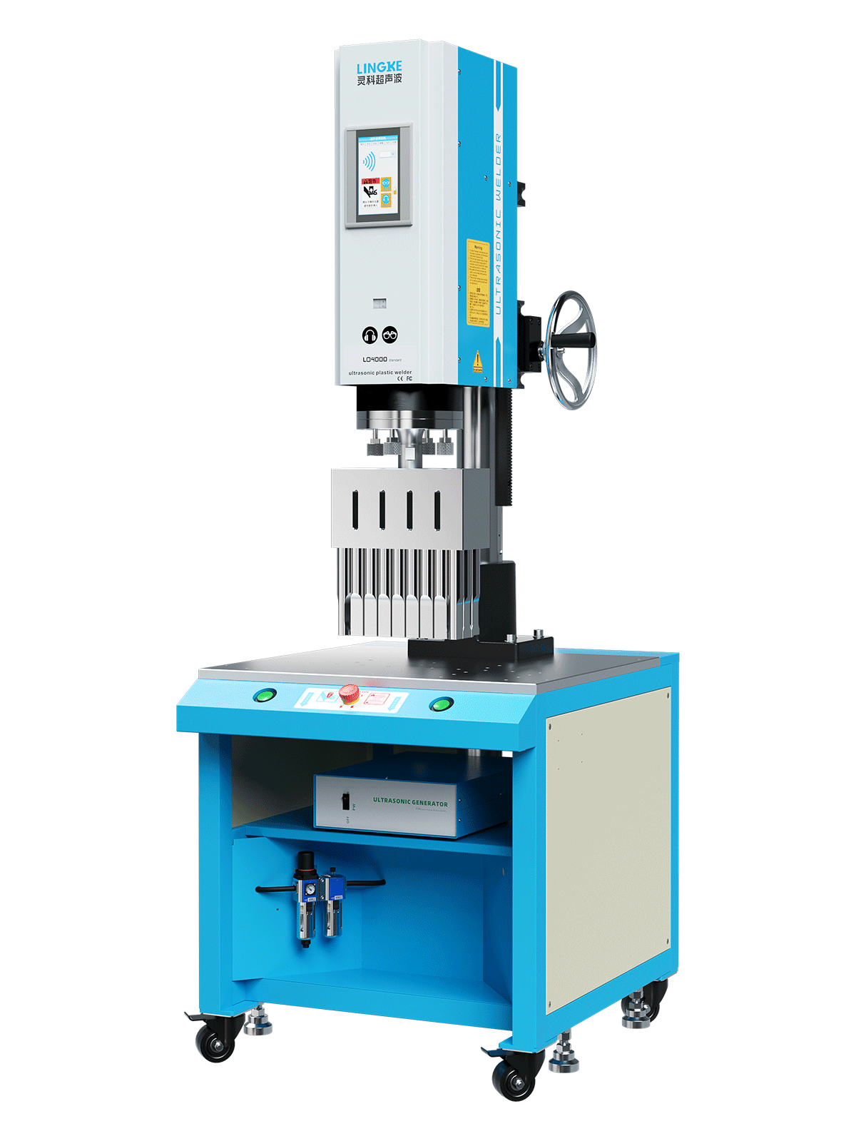 靈科超聲波塑料焊接機(jī)(圓立柱)15kHz-4200W LO4000 Standard 數(shù)字 靈科超聲波塑料焊接機(jī)(圓立柱)15kHz-4200W LO4000 Standard 數(shù)字