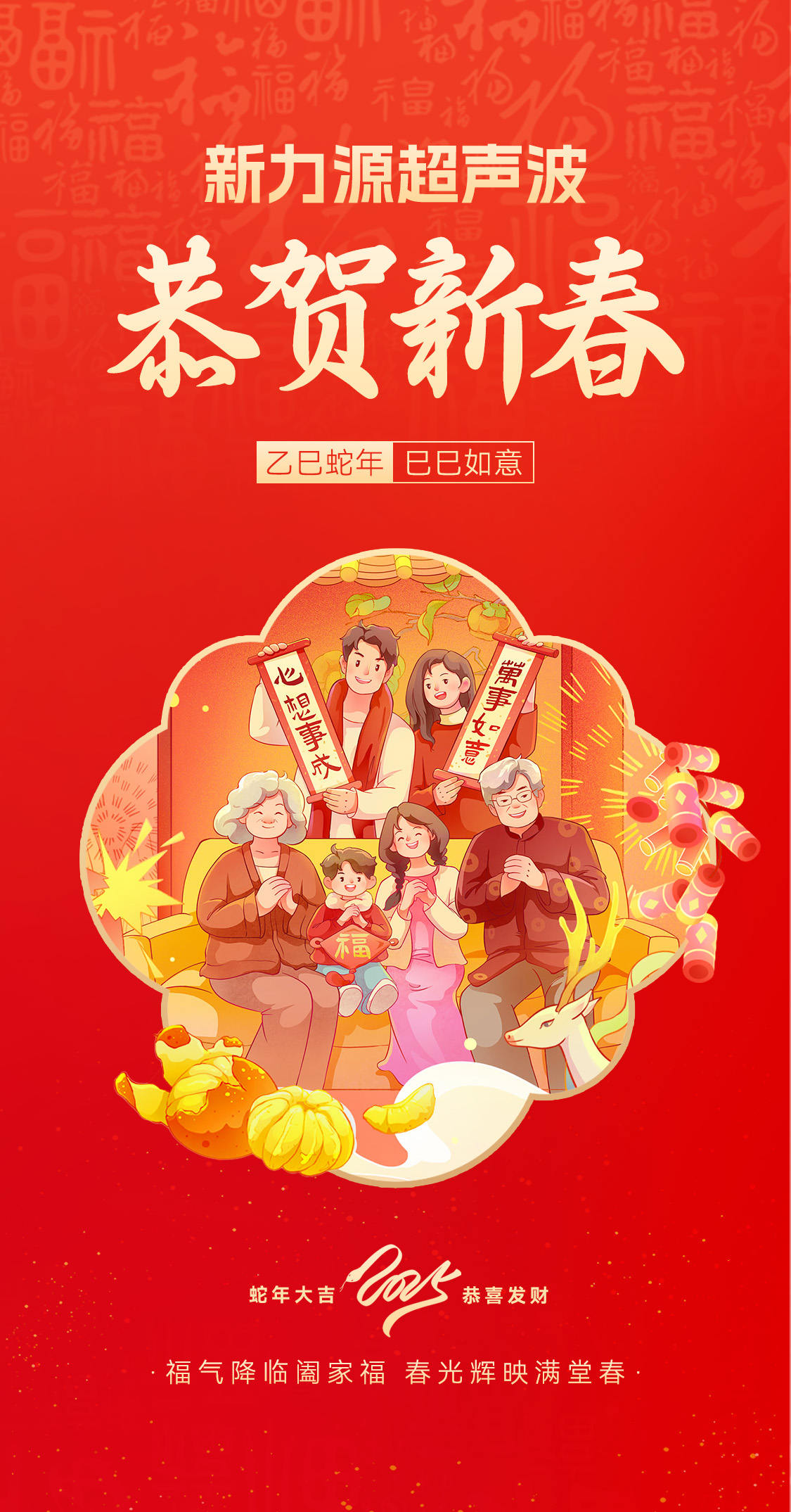 恭賀新春，新力源超聲波向您拜年啦！